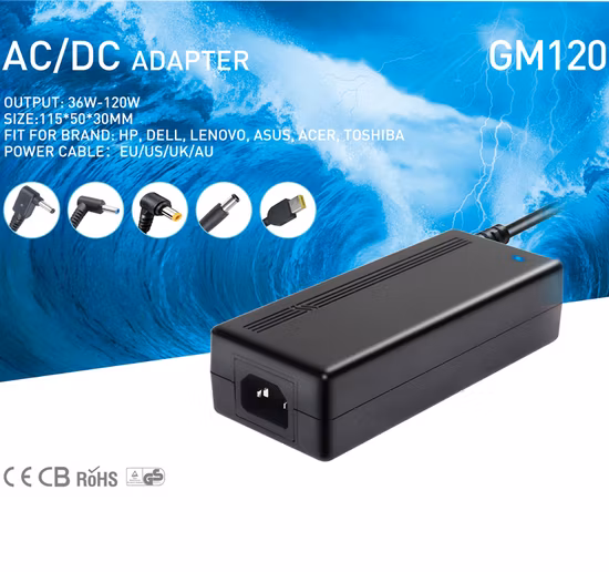 Adattatore CA da 90 W 19 V 4,74 A per caricabatterie per laptop HP e DELL Caricabatterie per notebook Uscita DC Jack 5,5 * 2,5 mm