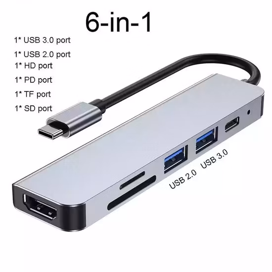 USB 6 in 1